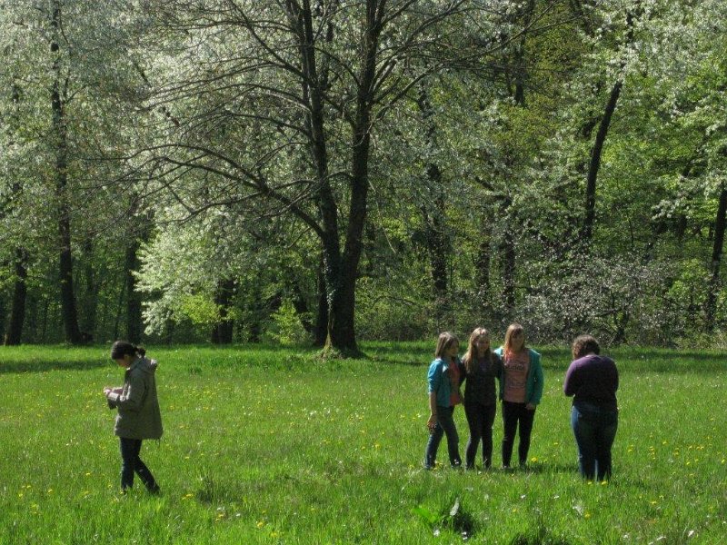 girls day 2013 011.jpg - Girls‘ Day 2013 im Forstrevier Handschuhsheim beim Landschafts- und Forstamt der Stadt Heidelberg. (Foto: Stadt Heidelberg)